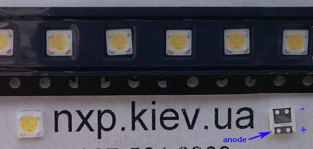 LED LUMENS 3535 3V 350ma T4 купить Киев