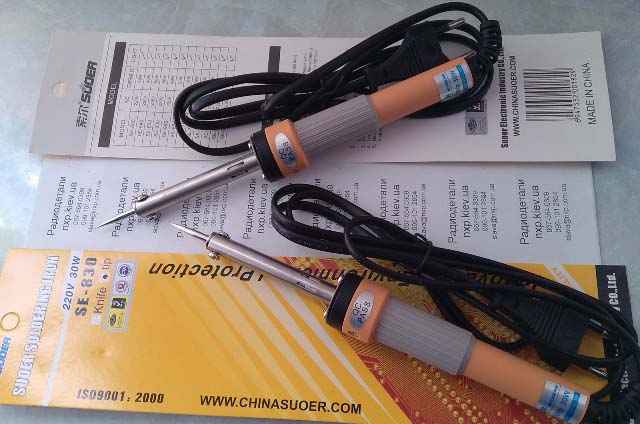 паяльник для микросхем Suoer, паяльник с тонким жалом Киев, Харьков, Львов, Днепр, Одесса